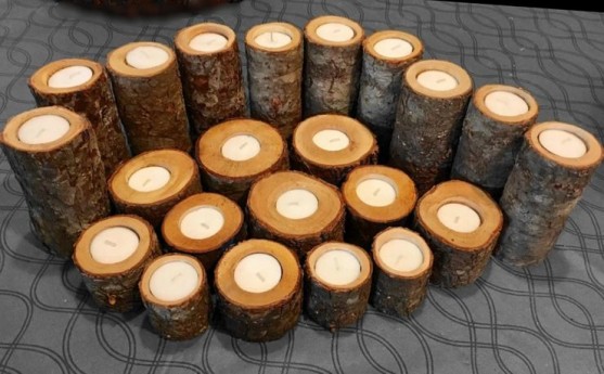 Wood Candles