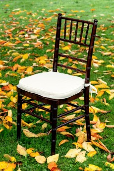 Walnut Chivari Chair with Cushion