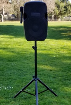 PA System with MIC and Stand