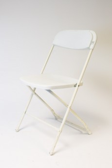 Plastic and Metal Folding Chairs