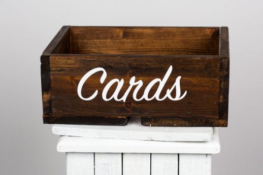 Fruitwood Box – “Cards”