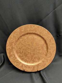 Round Charger – Gold Leaf