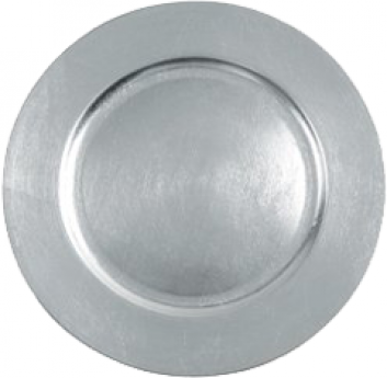 Round Charger – Silver