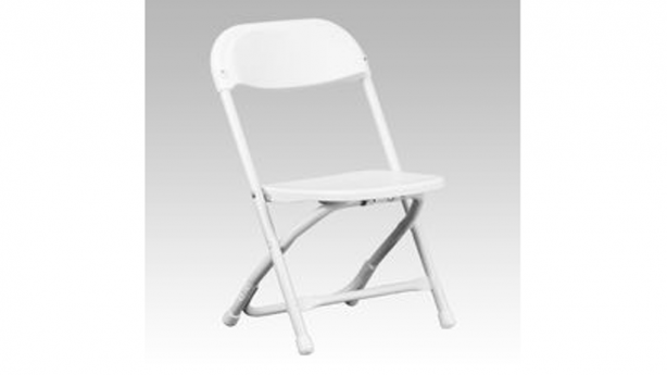 White Plastic Children's Chair
