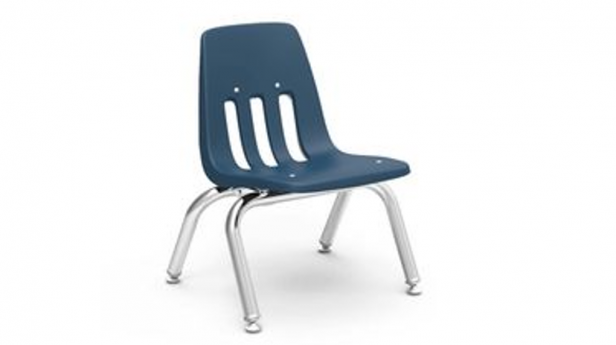 Blue Plastic Children's Chair