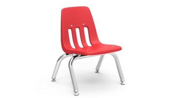 Red Plastic Children's Chair