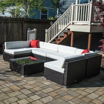 Rattan Wicker Outdoor Sectional Furniture