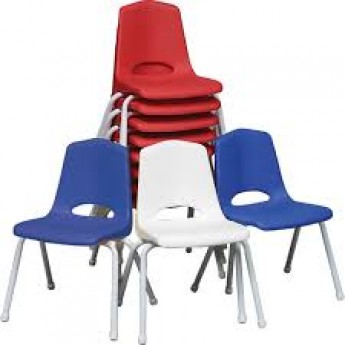 Children's bucket chair-White