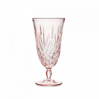 Colored Water Goblet- Blush- Rack of 16
