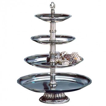 Tiered Serving tray silver