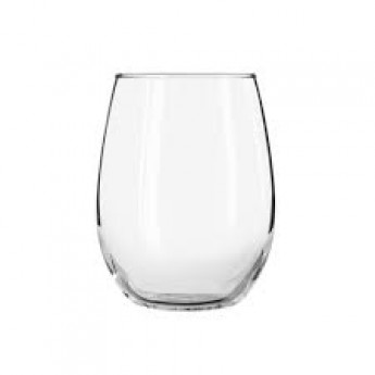 Wine Glass- Stemless- 15 oz.- Rack of 25