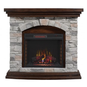 Rustic Fireplace – Electric