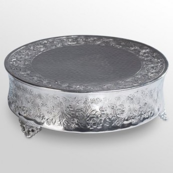 Round Silver Cake Stands