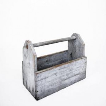 LARGE WOODEN TOOL BOX