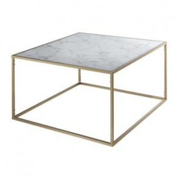 GOLD MARBLE COFFEE TABLE