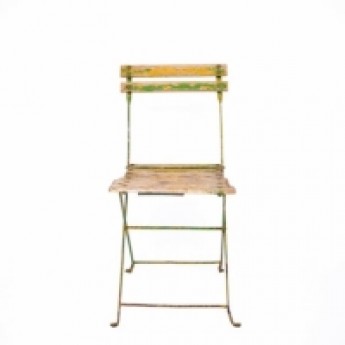 Green & Yellow Bistro Chair