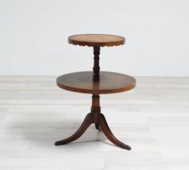 Two-Tier Wooden Table