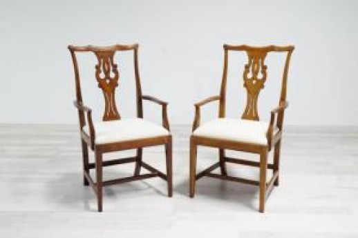 Vintage Dining Chairs- White