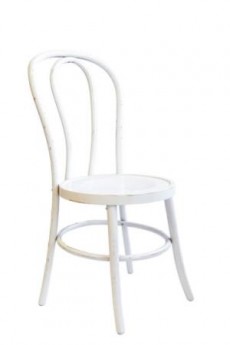WHITE WASHED BENTWOOD CHAIR