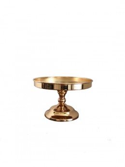 Lux Gold Mirror Cake Stand 8