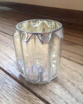 SILVER TEA LIGHT CANDLE HOLDERS