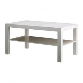 LARGE WHITE COFFEE TABLE