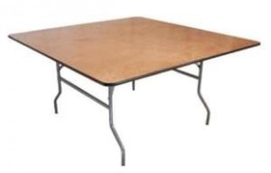 Table, Square, 4'
