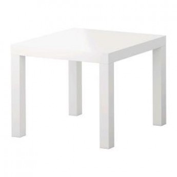 WHITE SIDE TABLE