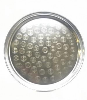STAINLESS STEEL ROUND TRAY 14