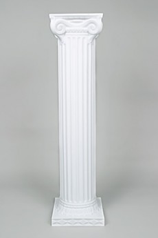 Column, White Plastic	