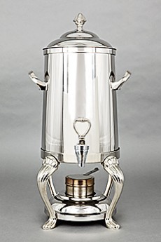 Coffee Urn, Stainless Queen Anne