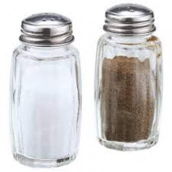 Glass Salt & Pepper Set (Filled)
