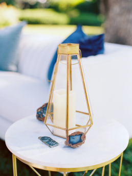 FACETED BRASS AND GLASS LANTERNS - 3 SIZES