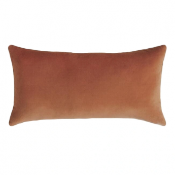 Copper Velvet Lumbar Pillow