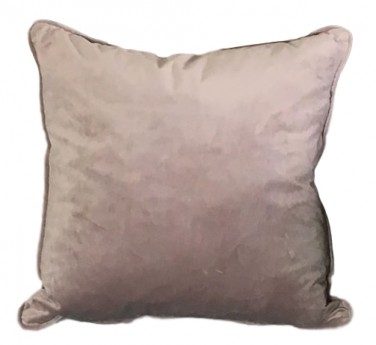 Lilac Velvet Throw Pillow