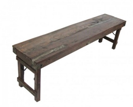 RECLAIMED WOODEN BENCHES
