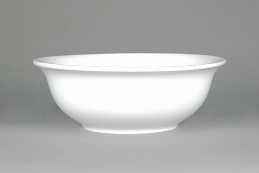 Bowl, White Ceramic, 12