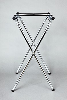Tray Jack Stand, Chrome (For Bussing Tray)	