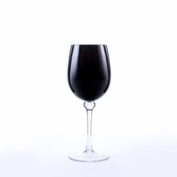 Wine Glass, Black, 16 Oz (25 Per Rack)