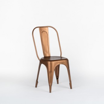 Maxwell Chair, Copper Metal