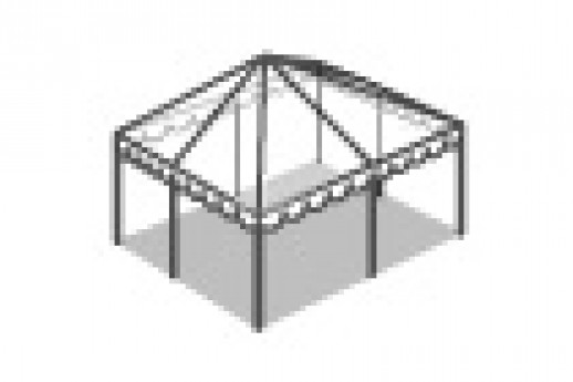 Frame Tent: 20 x 20 Clear Top
