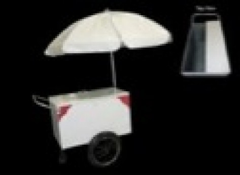 Ice Cream Cart with Canopy