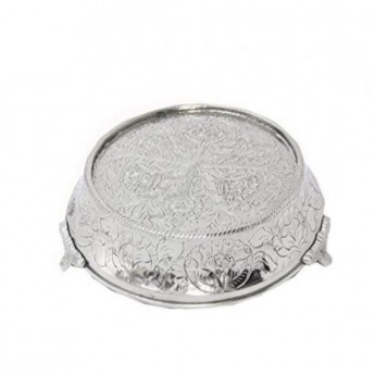 Cake Stand Silver 18in Round