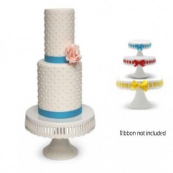 White Cake Stand 3 Tier Stackable