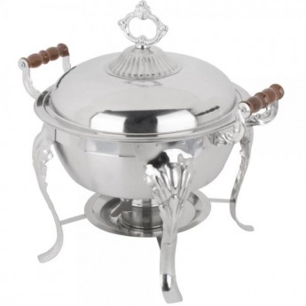 Classic 5 Qt. Half Size Round Chafer Chafing