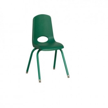 Kids Chair Green Stacking