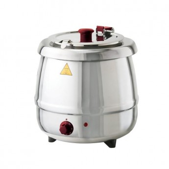 Premium Soup Kettle Electric 10.5 Qt. Stainless Steel