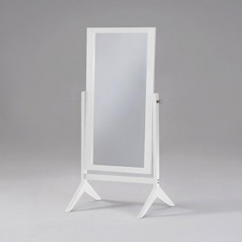 Floor Standing White Mirror 20in x 60in