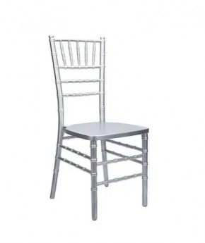 Silver Stackable Wood Chiavari Chair