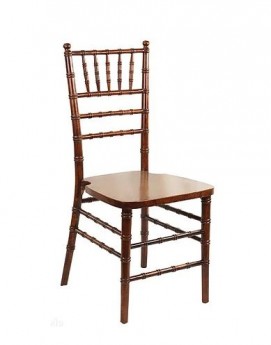 Walnut Stackable Wood Chiavari Chair